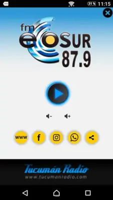 FM Ecosur - 87.9 Mhz android App screenshot 1